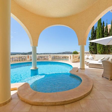 Luxury Meerblick Villa Buena Vista in Santa Ponsa Exterior foto