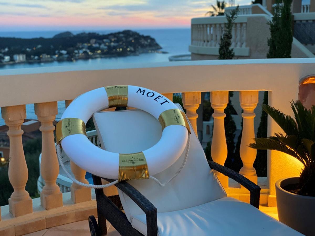 Luxury Meerblick Villa Buena Vista in Santa Ponsa Exterior foto