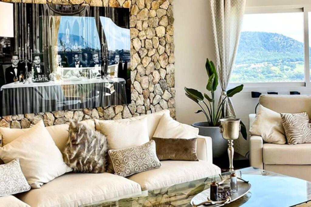 Luxury Meerblick Villa Buena Vista in Santa Ponsa Exterior foto