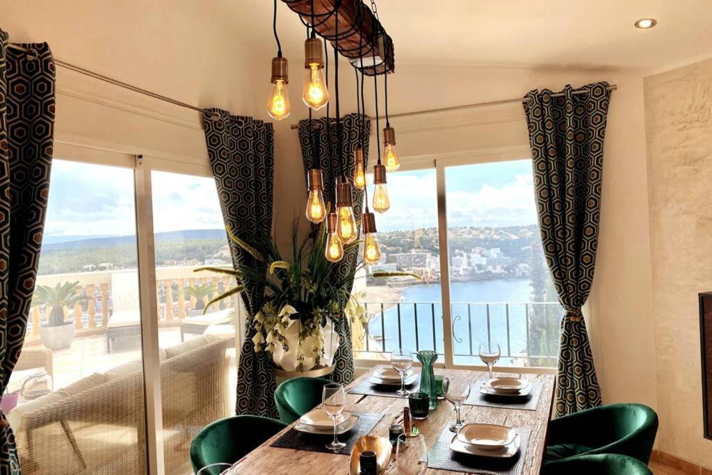 Luxury Meerblick Villa Buena Vista in Santa Ponsa Exterior foto