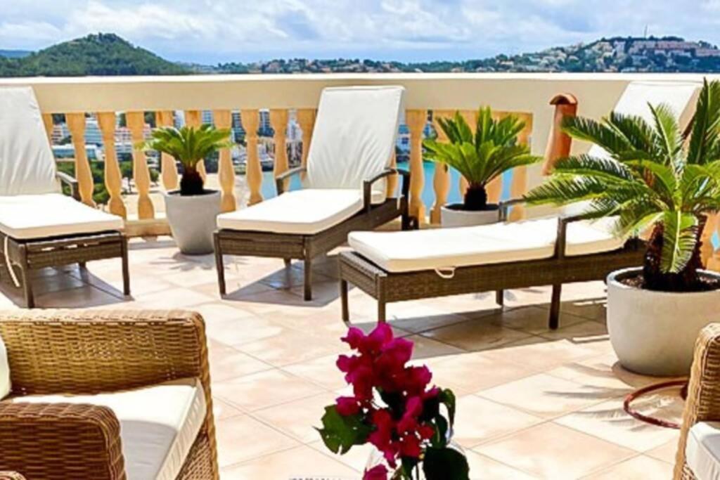 Luxury Meerblick Villa Buena Vista in Santa Ponsa Exterior foto
