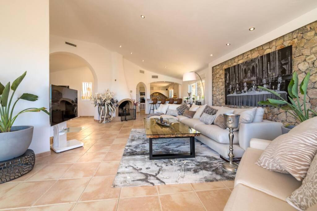 Luxury Meerblick Villa Buena Vista in Santa Ponsa Exterior foto