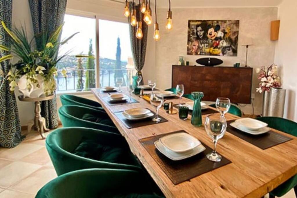 Luxury Meerblick Villa Buena Vista in Santa Ponsa Exterior foto