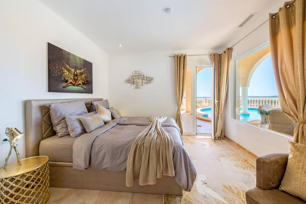 Luxury Meerblick Villa Buena Vista in Santa Ponsa Exterior foto