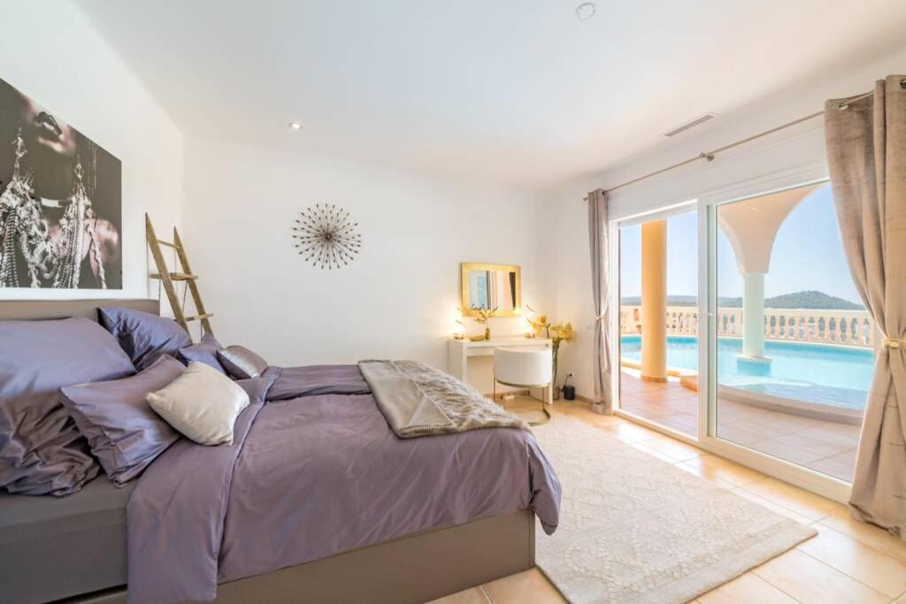 Luxury Meerblick Villa Buena Vista in Santa Ponsa Exterior foto